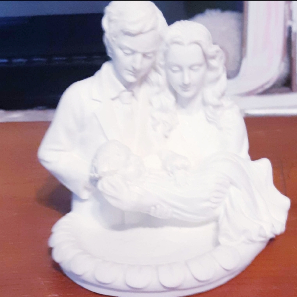 White  Family Figurine
